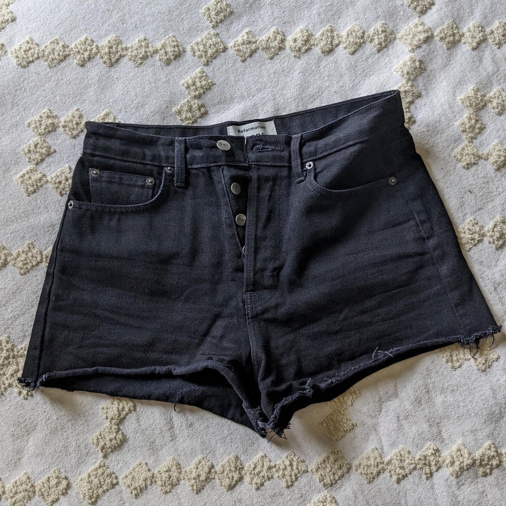 Reformation Dixie High Rise Shorts - Picture 2 of 5